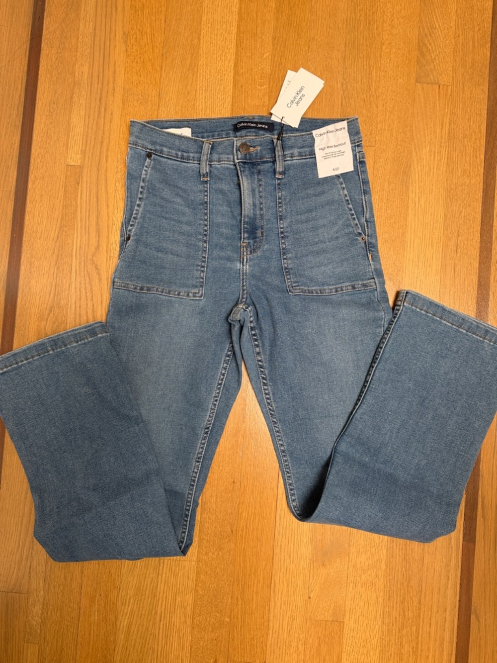 BNWT Calvin Klein High Rise bootcut Jean